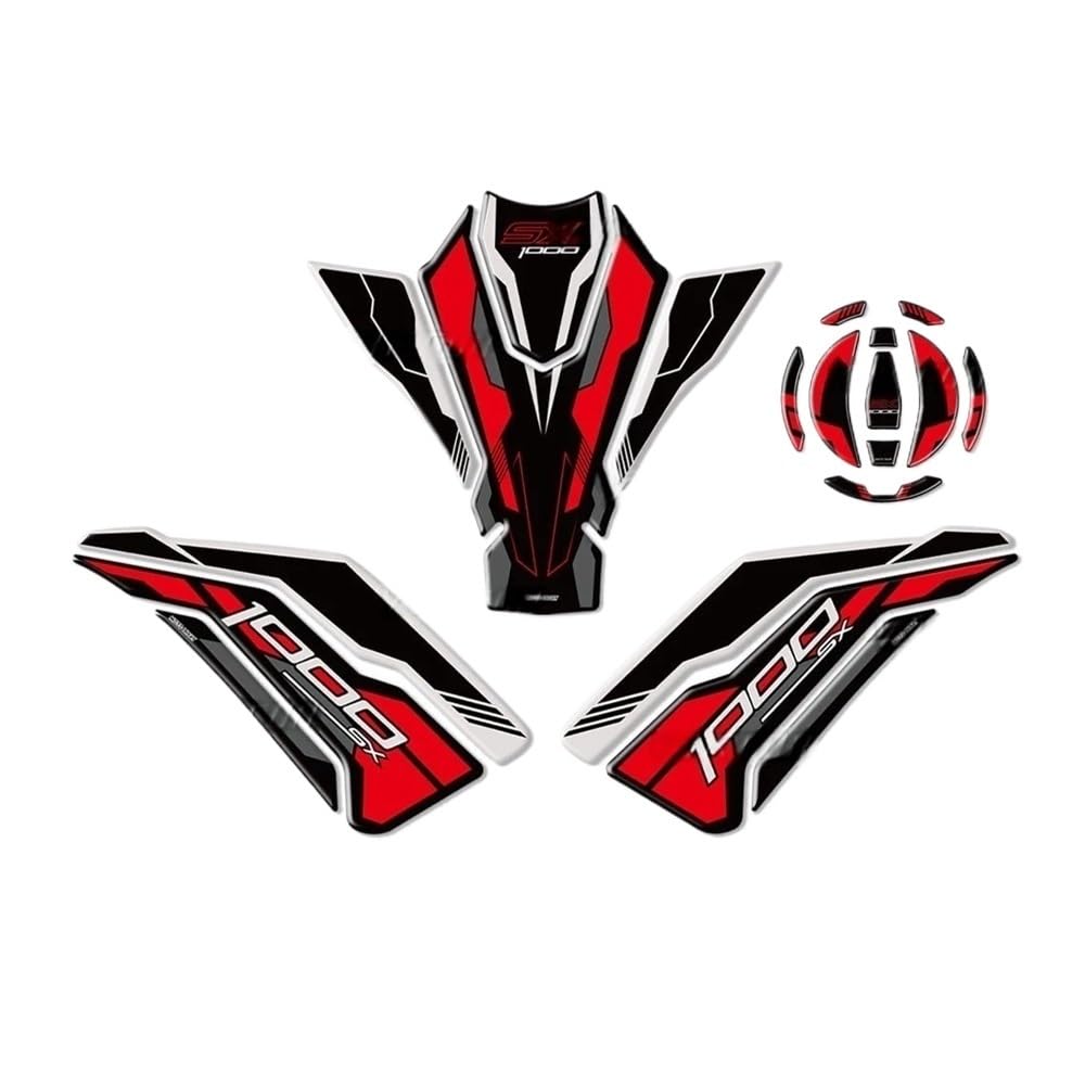 Fuel Tank Sticker Oil Gas Cap Decal Cover Protector for Kawas&AKI Z1000SX Z 1000SX Ninja 1000 SX 2017-2024 Tanks Pad Protector