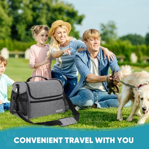 POCDUORG Transporttasche für Haustiere, kompatibel mit Oneisall/Neabot Hundepflegesauger, großes Fassungsvermögen, nur Tasche, Grau