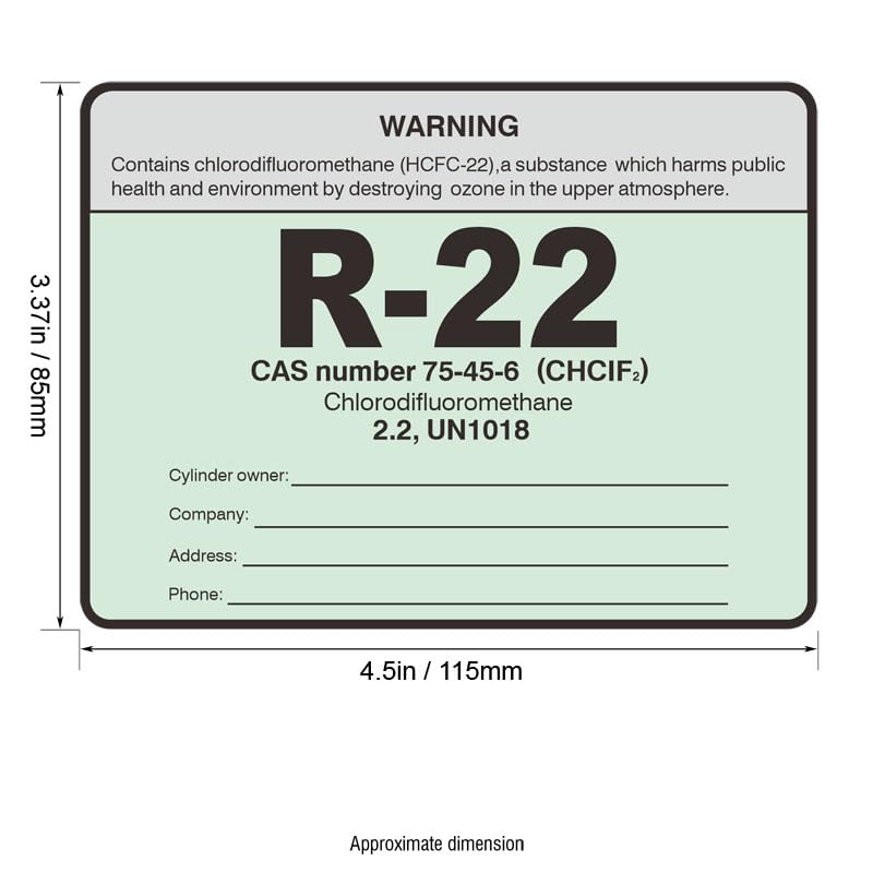 R-22、HCFC-22 R-22 Factory Sealed HCFC-22 Refrigerant – Chiller City