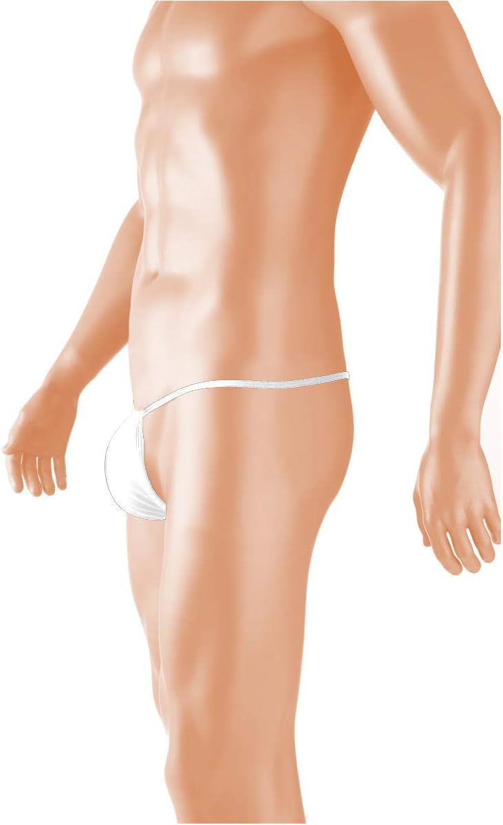 Mens Swimwear Underwear Hot Men Jockstrap Mesh Low Waist Comfortable Thongs Briefs (Size 26"-38") - Image 3