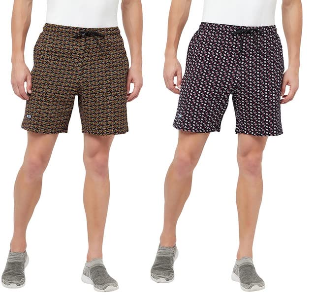 t t Men Cool Printed Bermuda Shorts with Zipper-picture-33