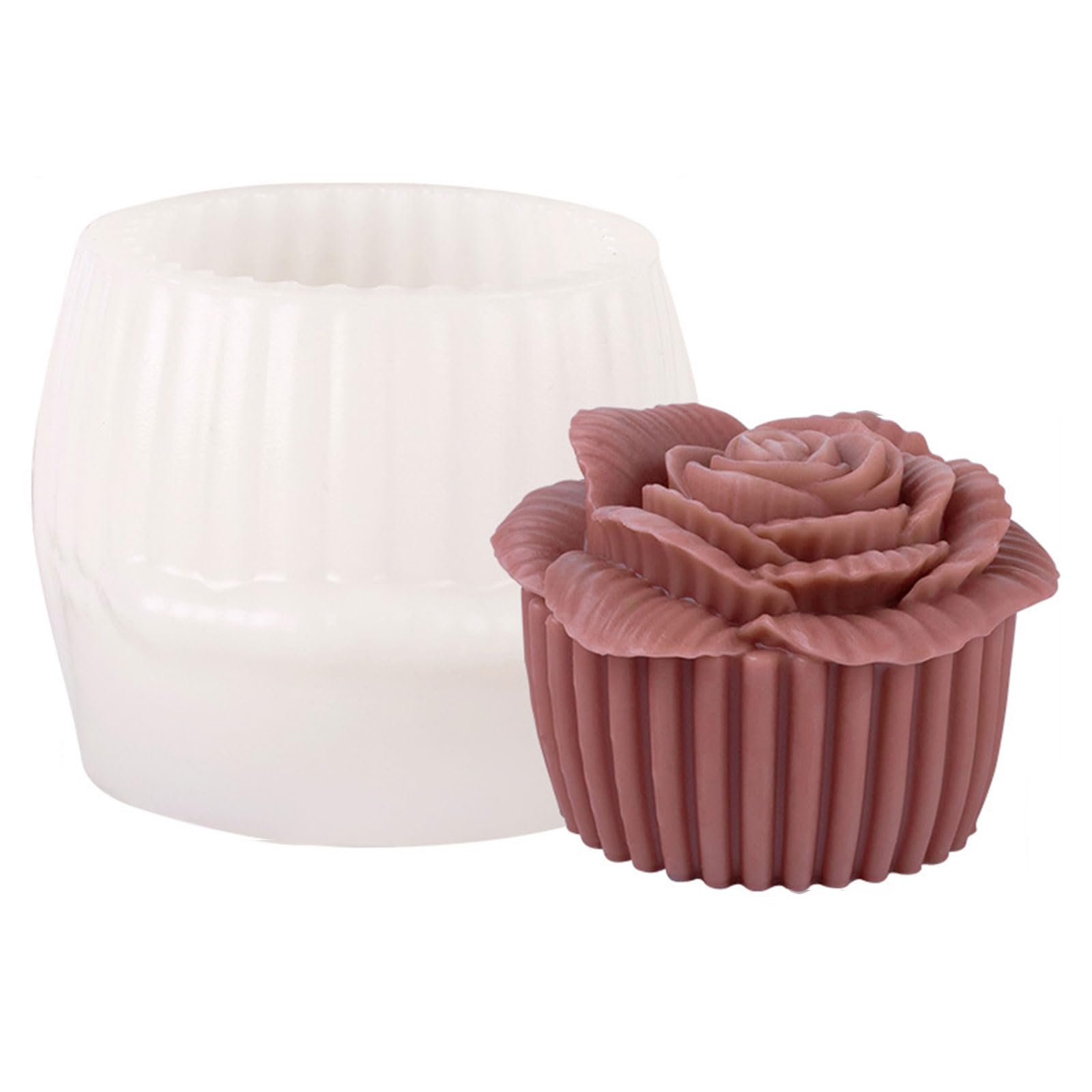 Tsophreniq Rose Molds Castings Molds Epoxy Resin Flower Silicone Plasters Cake Making Tool Flower