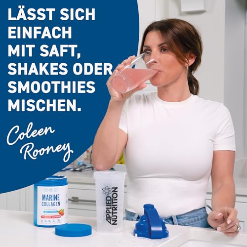 Applied Nutrition Marine Collagen - Kollagen Pulver aus Hydrolysiertem Kollagenprotein für Gesunde Haut, Haare, Nägel (300g (Pack of 1), Unflavoured)