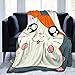 Votovcom Couverture de Jet d'anime Anime Hamtaro couvertures de Voyage de Voyage Couverture légère Ultra Douce Chaude pour Le Printemps d'hiver adapté au canapé-lit