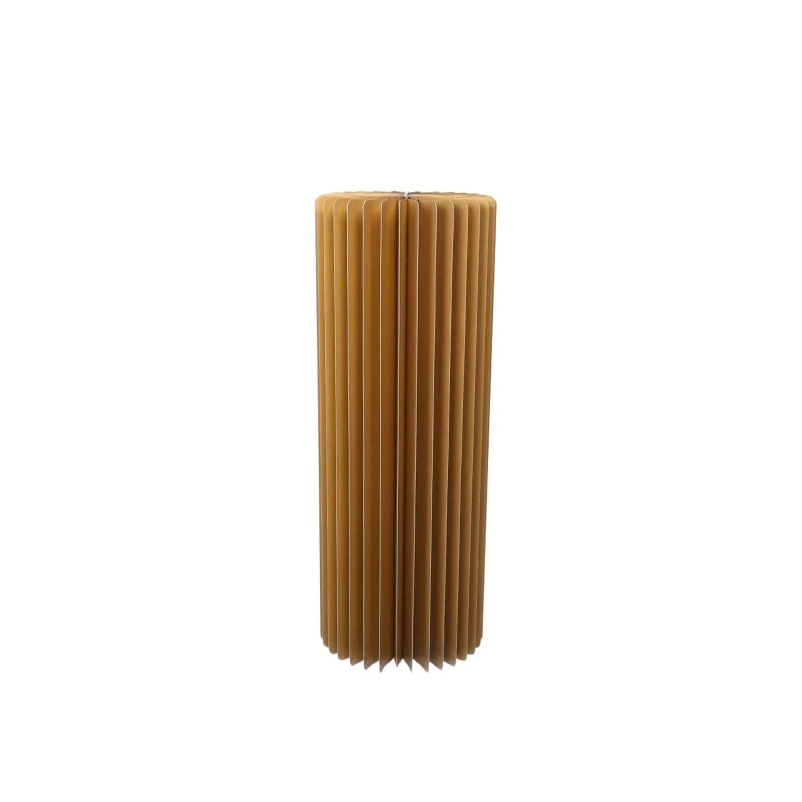 SUBLXPoten Paper Folding Cylinder Paper Folding Cylinder Pillars Wedding Supplies Table Pillars Paper Bracket Cylinder Folding Pillar Ornament Party Landscape Prop Wedding Roman Pillar(Gold H80)