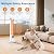 Outdoor Heater for Patio, 1500W Infrared Electric Heaters Indoor w/Remote, 60° Oscillation, 9H Timer, 9 Heat Level, Tip-Over/Overheating Protection, Safety Lock, for Garage, Porch, Gazebo,White