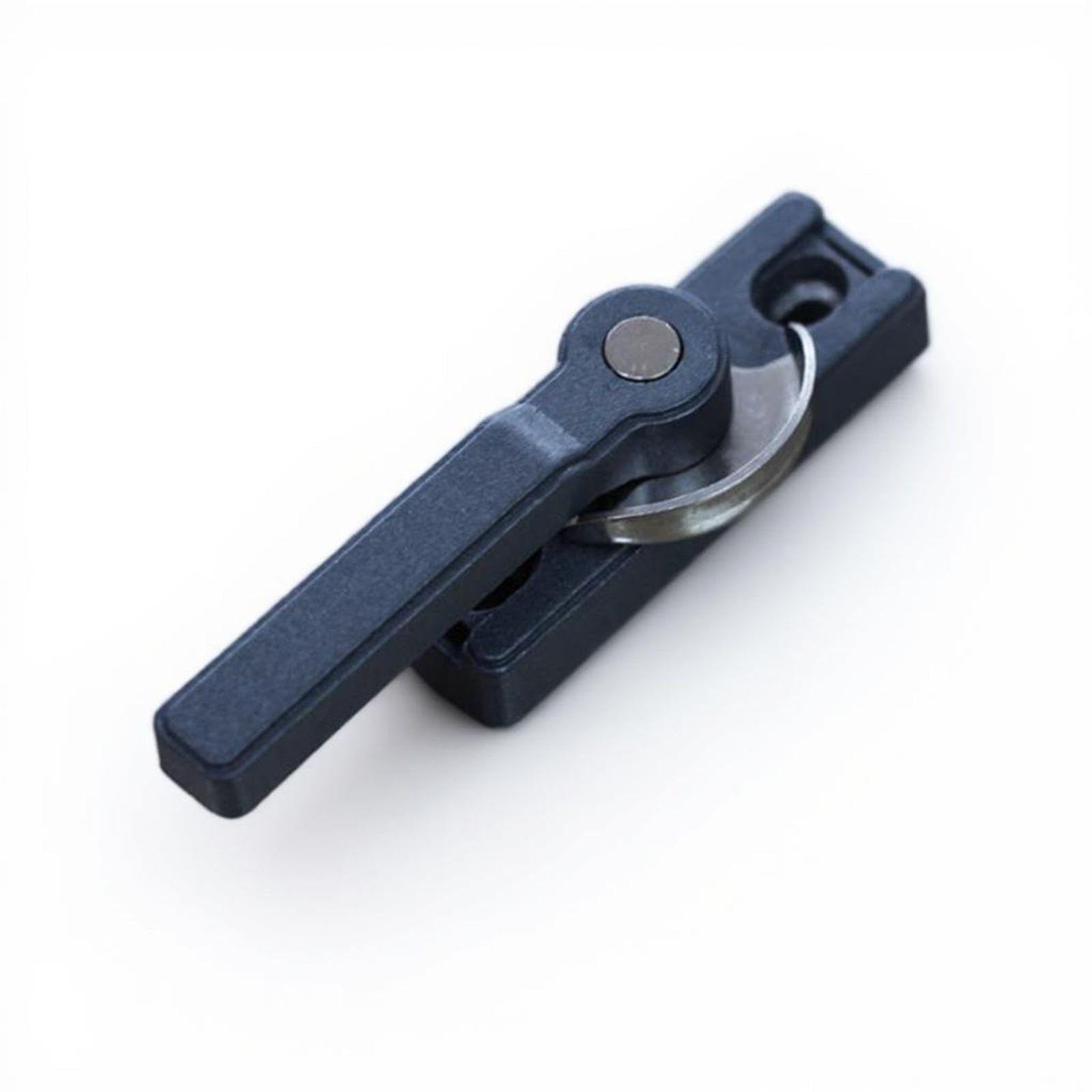 Sliding Pane Lock Security Latch Hook Aluminum Alloy Kid Protection Easy Installation Home Protection Gray Bi-Direct 50-55cm-image-44