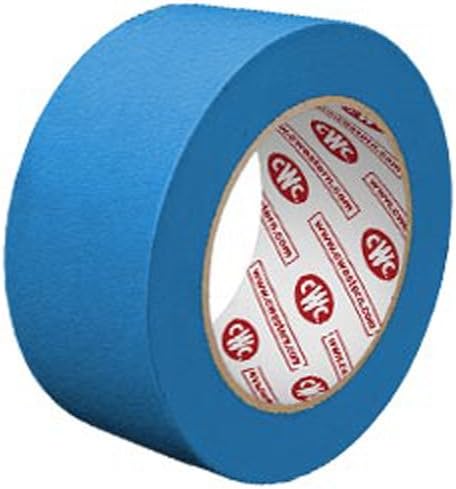 CWC Painters Tape - 14 Day, 5.2 mil, 2" x 60 yds, Blue (Pack of 24 Rolls)