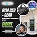 EarthSential Gym Bag + Gear Refresher and Deodorizer Spray, 4oz, all natural
