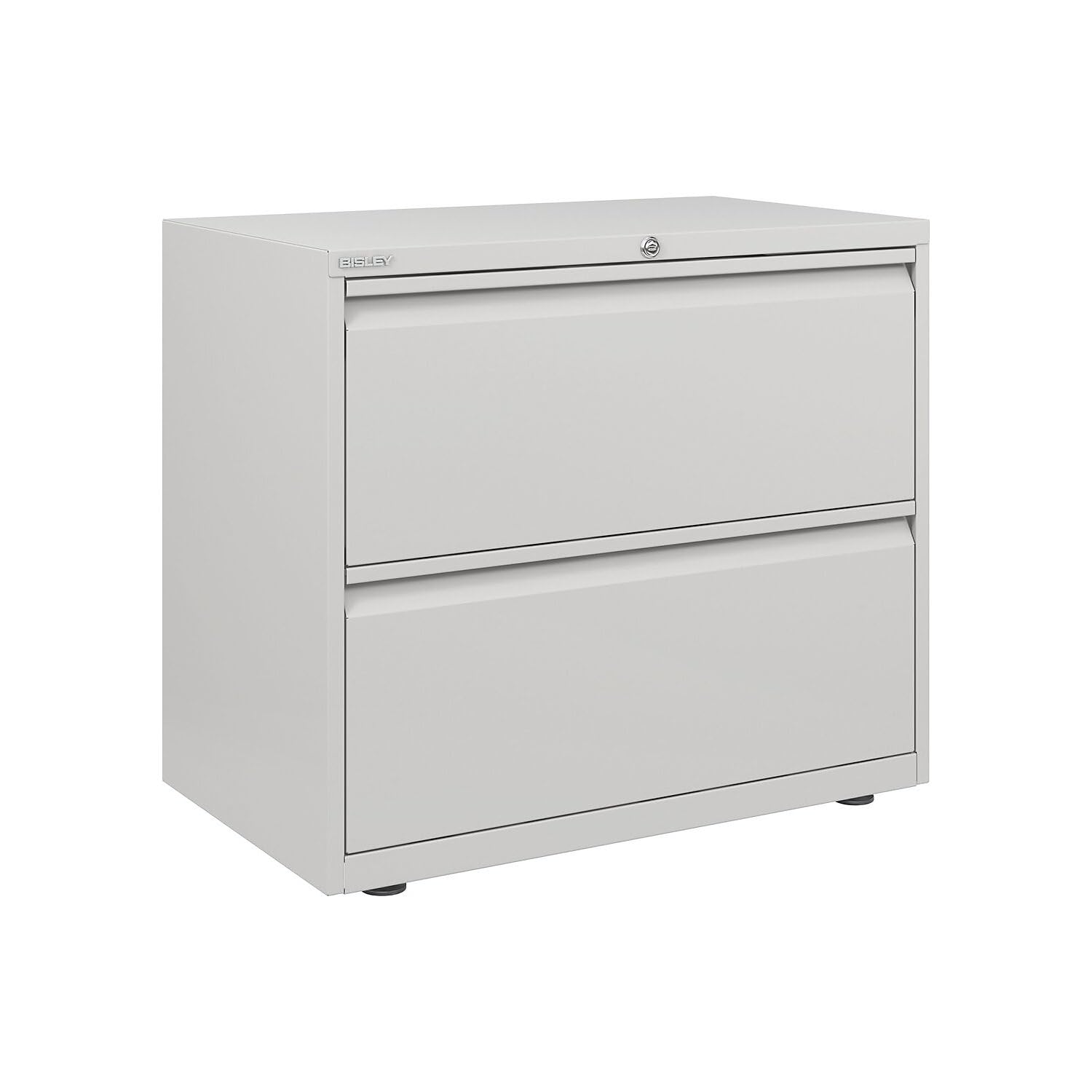 BISLEY Hängeregistraturschrank Essentials, 2 Hängeregistratur H 304 mm, Metall, 696 Verkehrsweiß, 47 x 80 x 70 cm