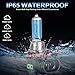 Fit for Honda Accord 2013 2014 2015 2016 2017 2018 & 2008-2012 Coupe High Performance Halogen Headlight Bulbs,9005 High Beam + H11 Low Beam Headlamp Replacement Bulbs Kit, Plug and Play,Pack of 4