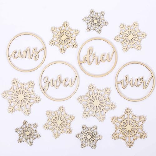 Papierdrachen Adventskranz Zahlen aus Holz - DIY Adventskranz - Zur...