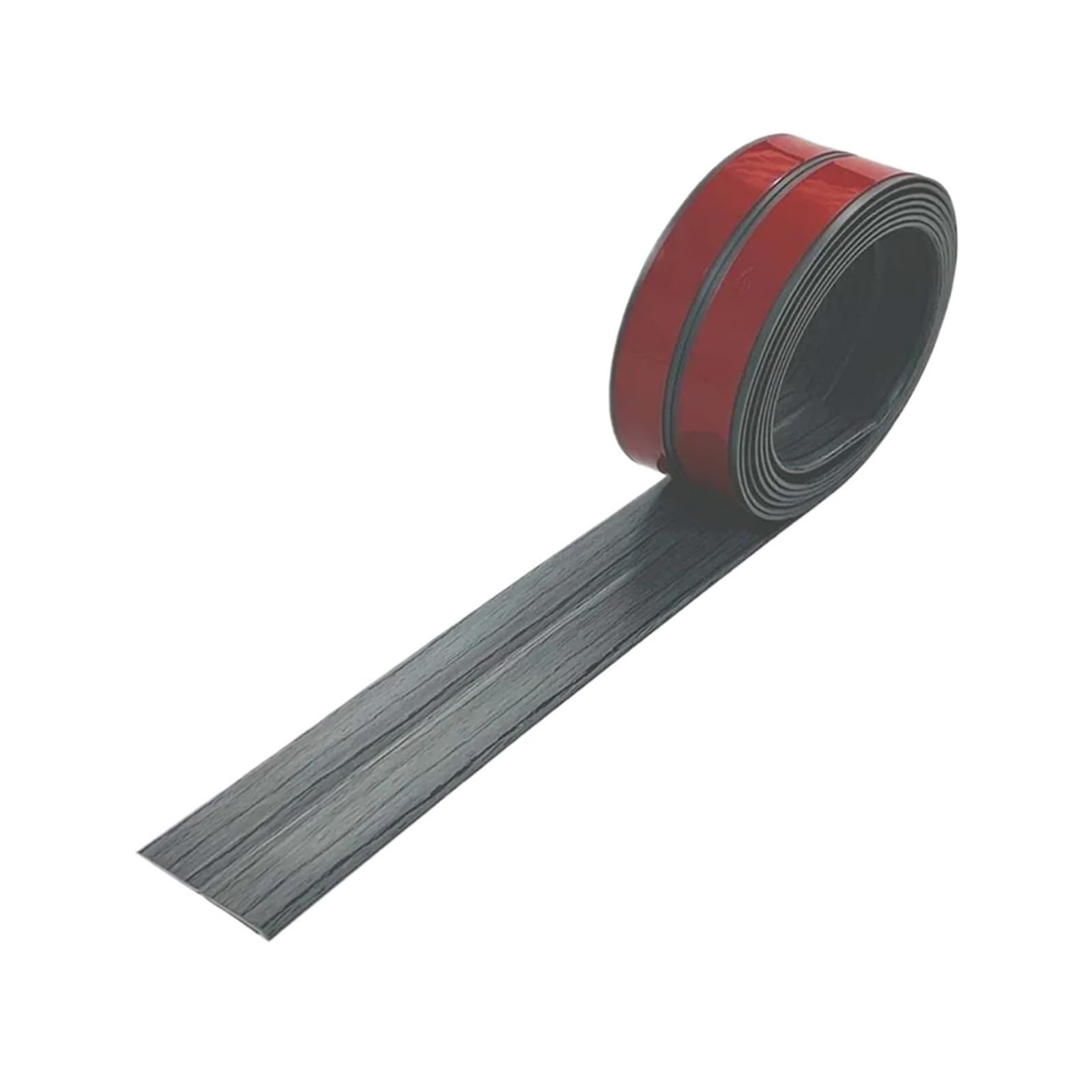 Flexible Laminate Beading Self Adhesive Wall Corner Protector Peel and Stick Flexible Moulding Trim L Shape Bendable Floor Transition Strip(Dark GreyWood-2cmx3m)