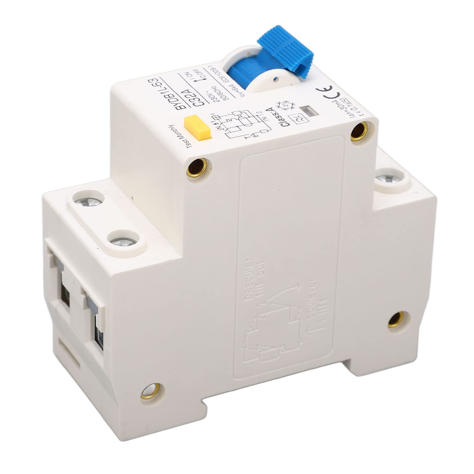 Buy AC Miniature Circuit Breaker 32A 32mA 6KA 1P+N AC Circuit Breaker