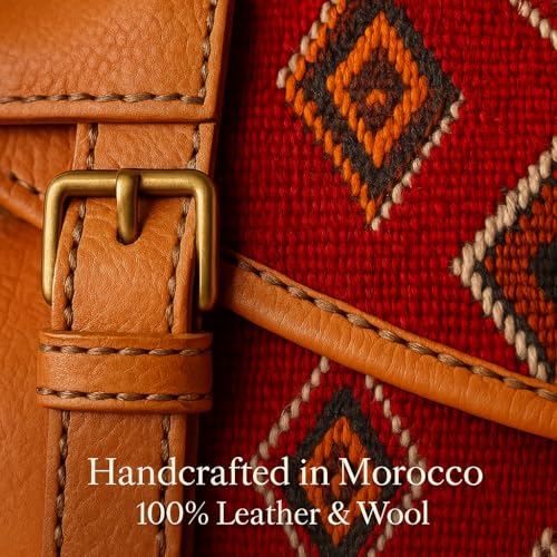 Bolso de viaje Kilim con correa ajustable y diseño bohemio miniatura 6