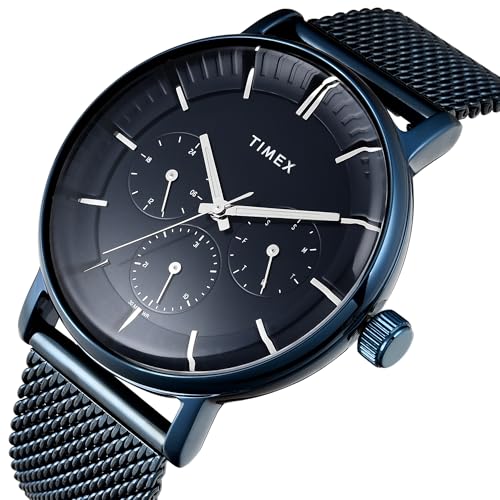 TIMEX Store पर जाएं TIMEX पुरुषों के लिए एनालॉग वॉच मल्टीकलर वाटर - Image 3