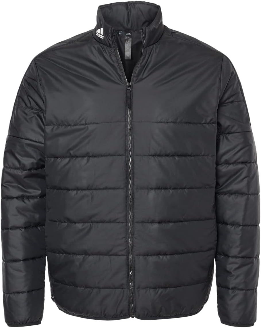 Mens Puffer Jacket, S, Black