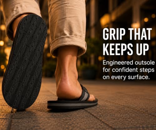 Image of Kraasa Fleece Slippers for Man | Slip-On Slippers