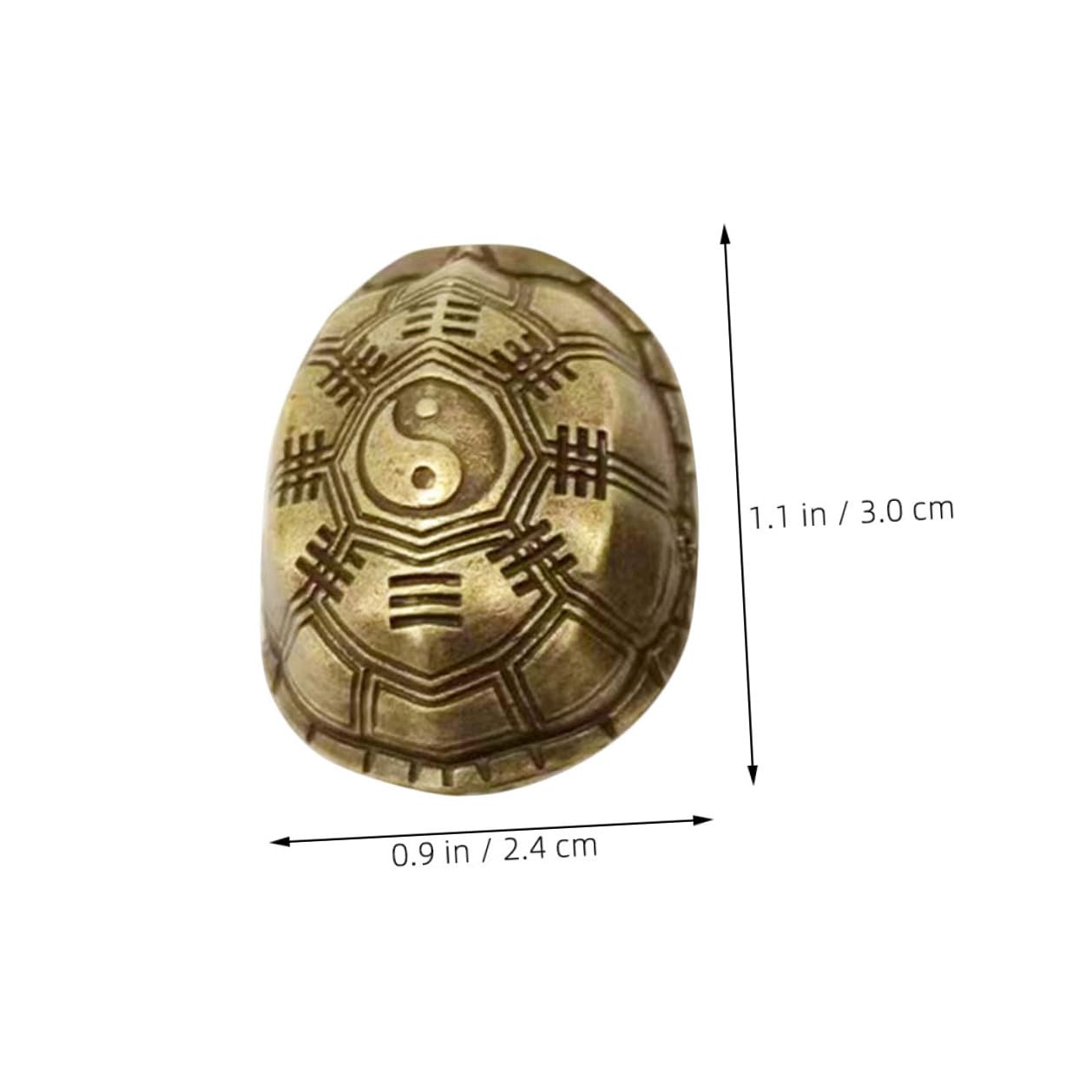 Amazon.co.jp: TOYANDONA 1セッ 復 の八卦龟壳 オーナ 作り 製 呼 創