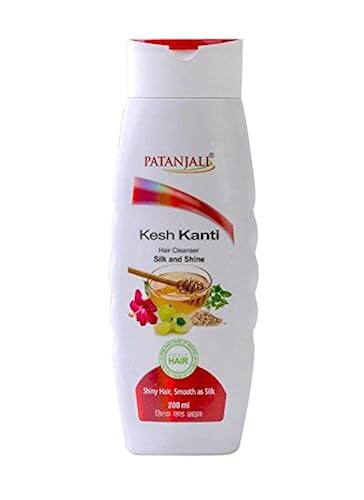 Patanjali Ayurved Limited Kesh Kanti Hair Clnsr Silk and Shine, 6.8 fl oz