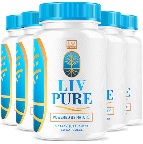 LIVORKA 5 Pack - Liv Pure Liv Pure Reviews Liv Pure Pills Liv Pure Pills Reviews Livpure Liv Pure Capsules Liver LivPure Pill Now in Capsules 300 Capsules for 150 Days