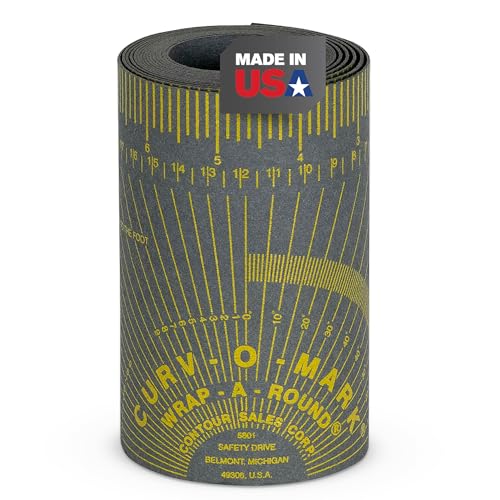 Image of Jackson Safety Pipe Measuring Tool - Wrap-A-Round Tape Pipe Fitting Tool (Multiple Sizes and Heat Ratings)
