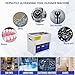 Heated Ultrasonic Parts Cleaner 3L Industrial Ultrasonic Carburetor Cleaner Machine with Digital Timer, Ultrasonic Parts Cleaner Automotive for Coin Dental Watch Cleaning, 110V
