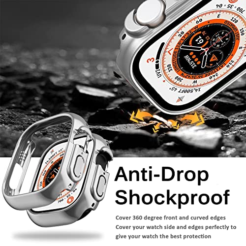 Miimall Compatible with Apple Watch Ultra 49mm Case, Hard PC Frame Bumper without Screen Protector - Image 4