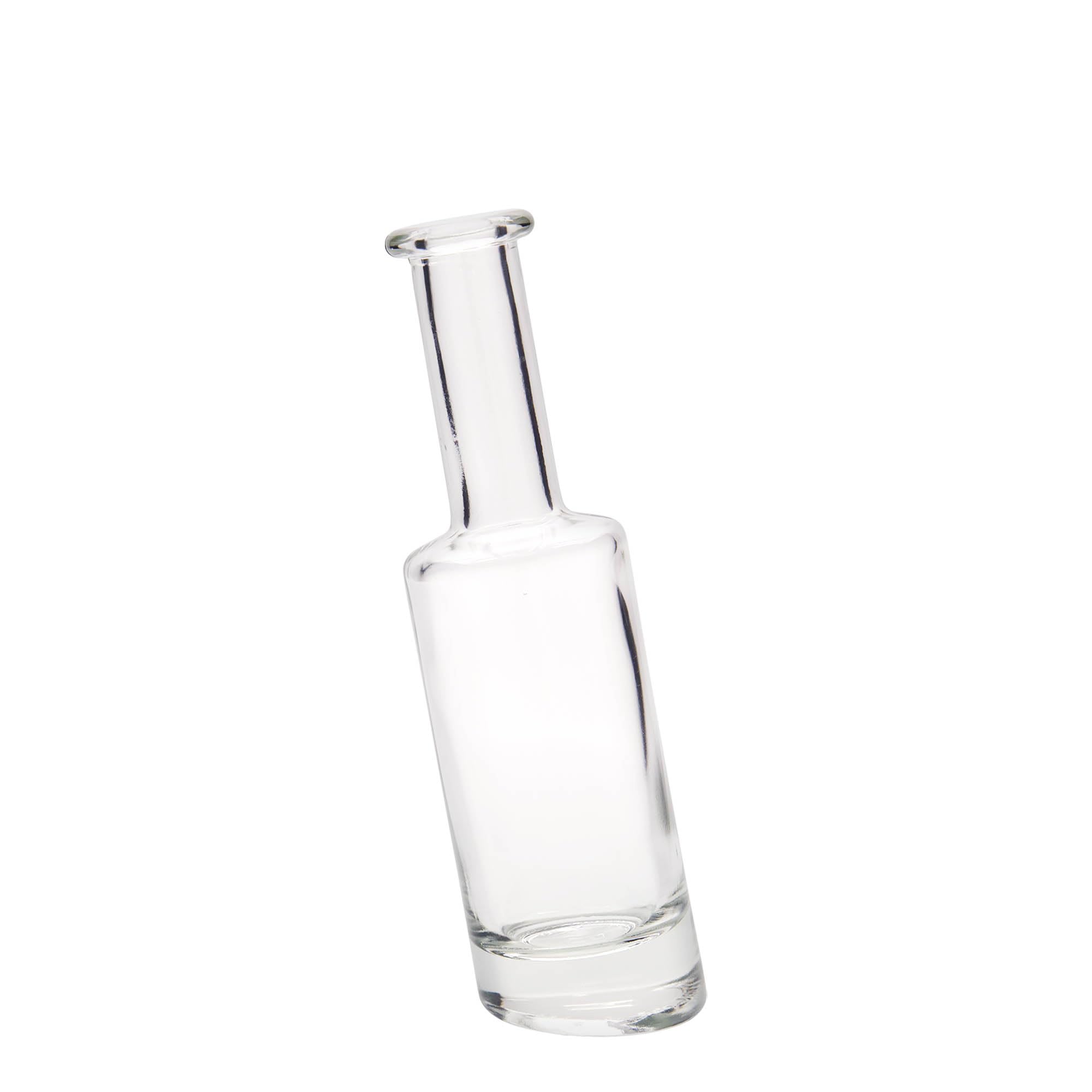 200 ml Glasflaschen Bounty im 12er Set aus Klarglas mit Griffkorken für Liköre Sirupe Öle Essige und Feinkostabfüllungen