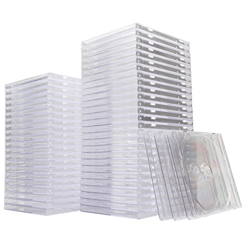 イーサプライ CD DVDケース クリア 10mmプラケース 100枚セット EZ2-FCD024-100C