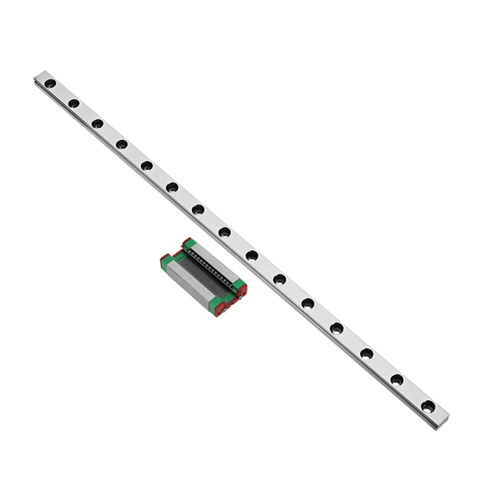 Guía lineal, guía deslizante lineal en miniatura 1 riel lineal en miniatura MGN12 de 100 mm a 800 mm con 1 bloque deslizante MGN12H(650mm)