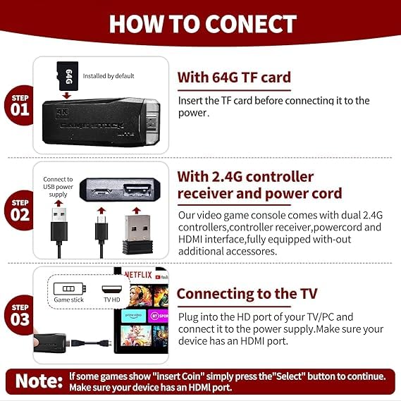 Image of NextTech M18 UHD Video Game Console with Retro Built-in Games | Portable Handheld Video Game for Kids & Adults (Dual 2.4G Wireless Gamepads)