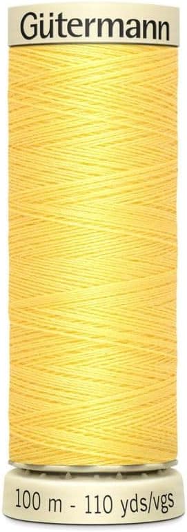 Gutermann Sew All Polyester Thread, Jeans Gold 0968, 100 m, 5.5 x 1.8 x 1.8 cm