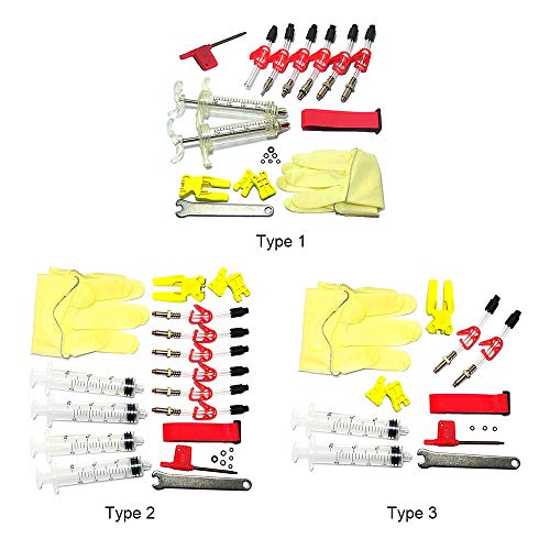 Bleeder de bicicleta, Romacci Kit de sangria de freio a disco hidráulico de bicicleta Kit de sangria