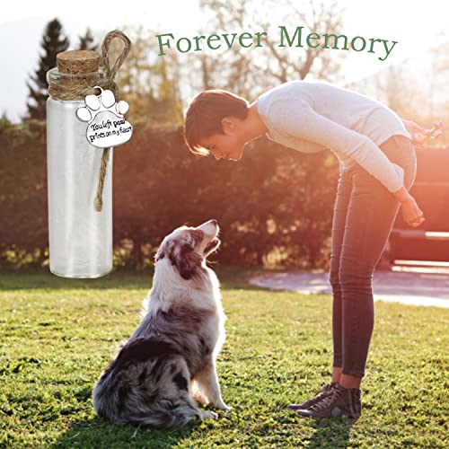 Miniatura 5 de Free-Space Botella Conmemorativa De Pelo De Mascota, Vial De Vidrio Para Cenizas O Pelo, Recuerdo De Perro O Gato, Regalo De Pérdida De Mascota Bottle