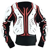 Diseño ajustable: la ropa de protección de motocicleta para niños incluye un protector de pecho, un par de coderas que pueden proporcionar una protección completa. Todos son ajustables en tamaño y fáciles de ajustar. Son adecuados para niños de diferentes tamaños.