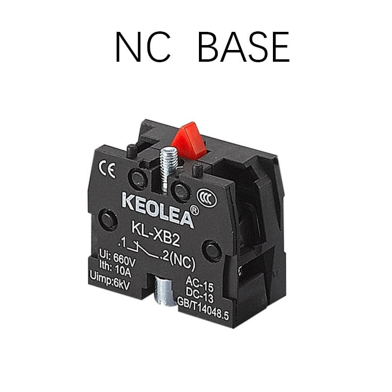 30 interruptores de botón XB2 con reinicio automático BA31, plano de metal, perilla de arranque ZB2, parada de emergencia BD33, tipo hongo BS542(NC)