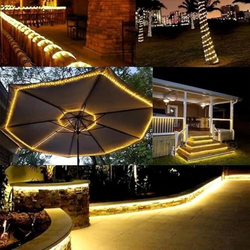 Image of Errol 5M 2835 LED Strip Light 120 LEDs /m Ceiling Decor Rope Light,Warmwhite