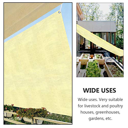 Angoily Sun Sail Shade UV Bloco de Jardinagem Tecido Abrigo Dossel Toldo Dossel Sombra À Prova D' Á