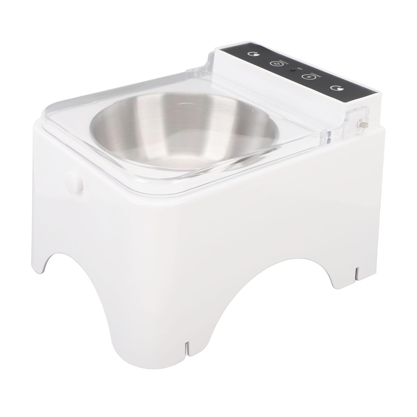 CHICIRIS Mangiatoia Automatica per Gatti Design Igienico Ciotola Intelligente per Cani e Gatti da Interni Plastica 21 X 16 X 15 Cm (stile 1)