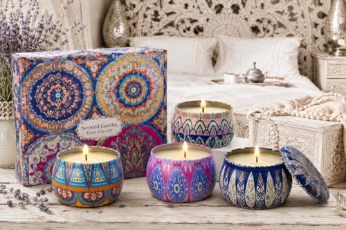 Scented Soy Candle Gift Set for Women