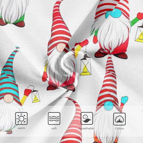 Joisal Toddler Girls Underwear 2t Cotton Panties Little Girl Bright Underpants Briefs Cute Christmas Gnomes White3