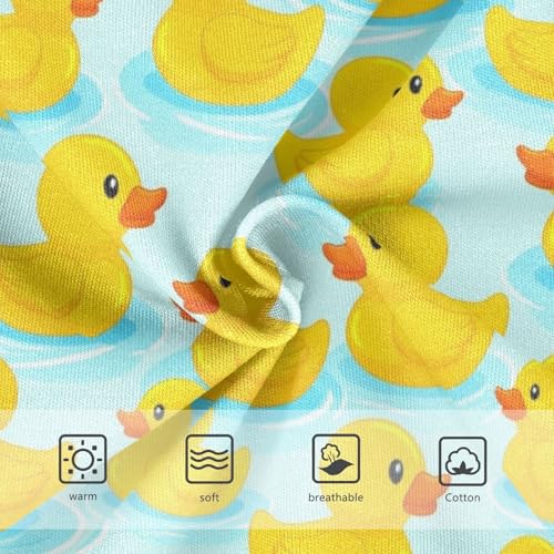 Joisal Cute Yellow Ducks Blue Water Girls Underwear Toddler 2t Cotton Panties for Girl Personalized Briefs Girls Undies3