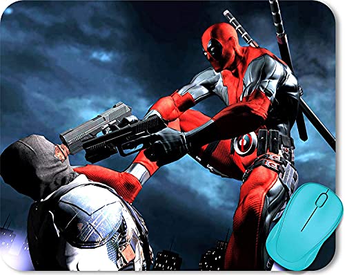 Image of ZORI Avengers - Deadpool Action Gaming Mouse Pad - Computer Laptop PC| WFH Office | Anti-Skid, Anti-Slip, Rubber Base | Avengers Superhero | (Deadpool 01 Action)