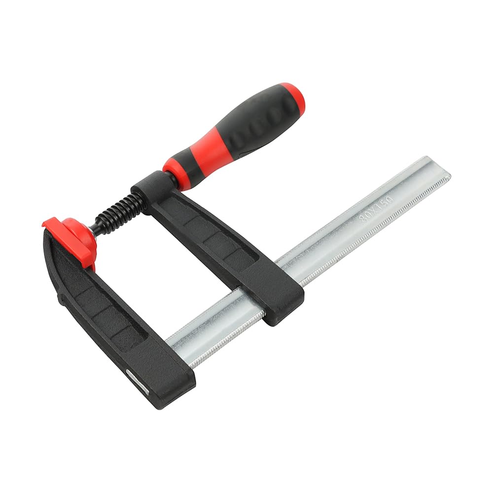 TIMCO - F Clamp (Size 150mm - 1 Each), Black