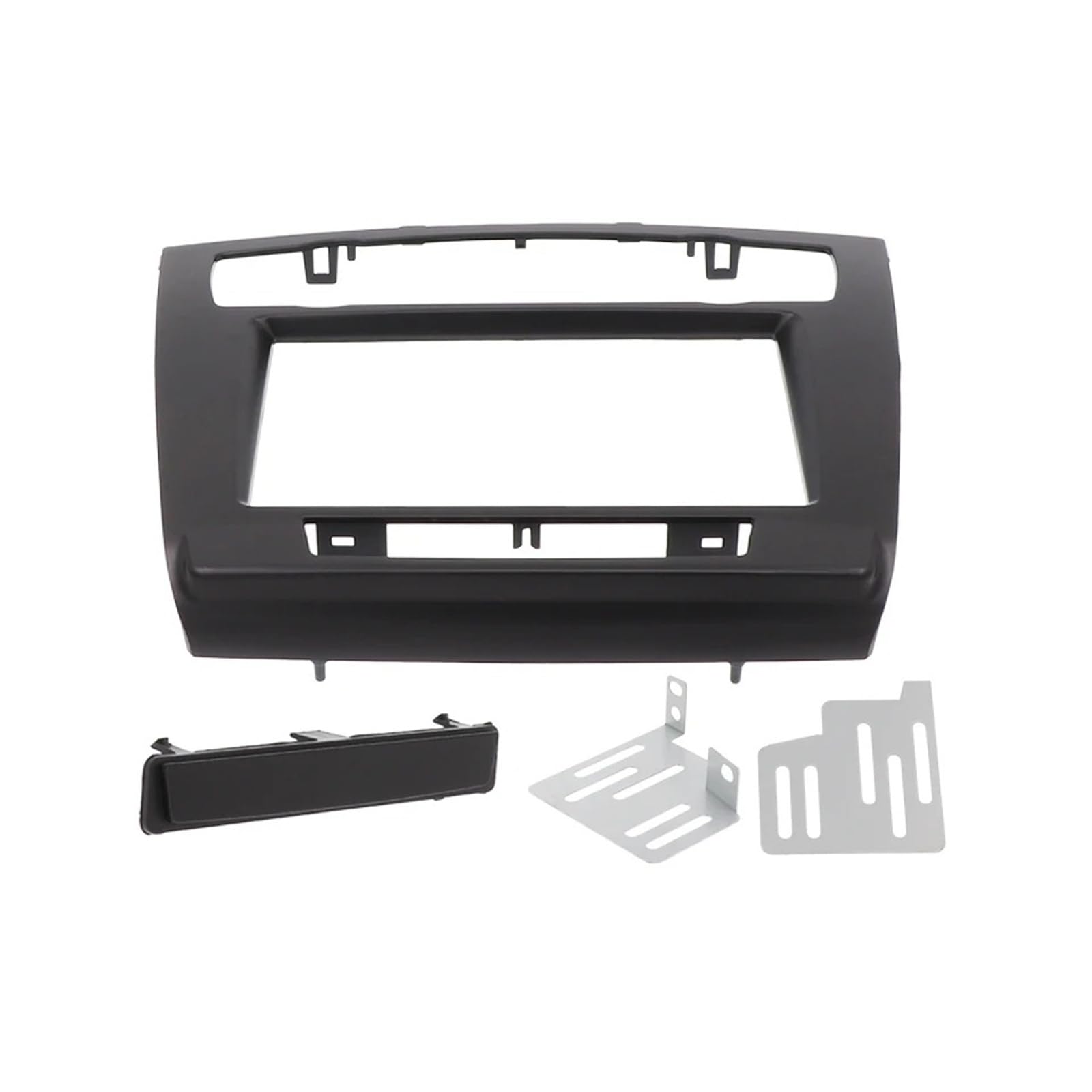 Fascia Marco Radio Coche 2DIN Radio De Coche Fascia Marco Estéreo DVD Panel Tablero Instalación Kit Ajuste Bisel Montaje para 1 Serie E81 E82 E87 E88 2007