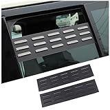HIRUFAIT Rear Side Door Window Louvers for 2020-2023 L@nd Rover Defender 110 130 Accessories, Aluminum Alloy Louvers Air Vent Screen Cover for Car Window