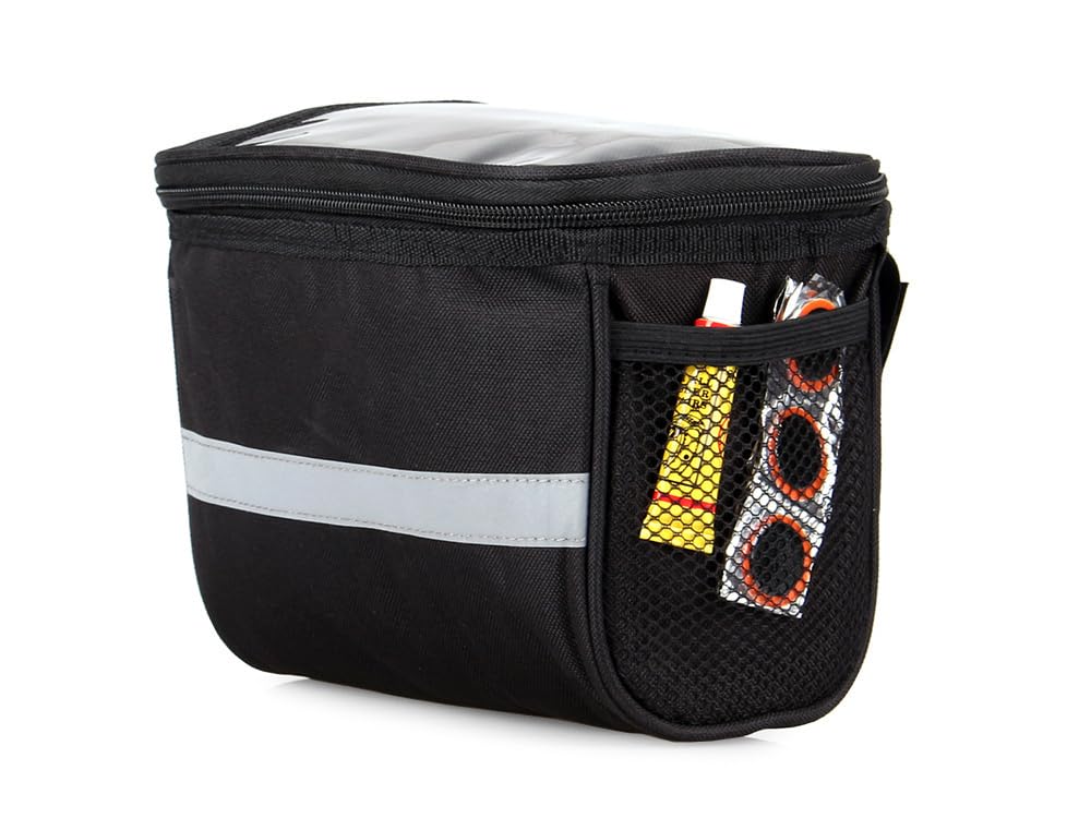 Borsa Da Bicicletta Per E-Bike E Bicicletta | Porta Cellulare | Accessori Per Bici - Borsa Da Manubrio Trasparente
