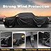 ZORNTORIX Truck Cover Waterproof All Weather, 420D Oxford Pickup Cover Waterproof 6000Pa, Hail Cover for Truck Fits Toyota Tundra, Chevy Silverado, GMC Sierra, Dodge RAM 1500 ect. (230