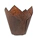 Royal Brown Tulip Style Baking Cups, Medium, Sleeve of 200